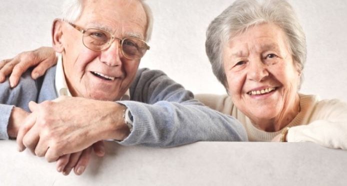 Seniors enjoying good life due to dental care and holistic health